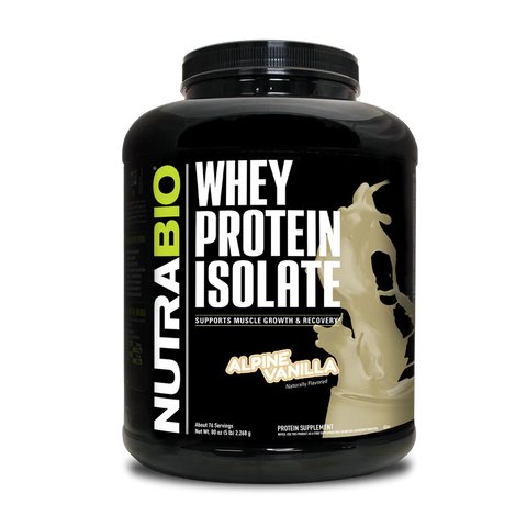 Nutrabio | 100% Whey Protein Isolate (5Lb)