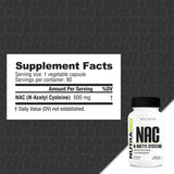 Nutrabio | N-Acetyl-Cystine (NAC) (90 Capsules)