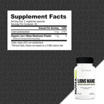 Nutrabio | Lions Mane 60 Capsules (500mg/capsule)