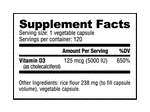 Nutrabio | Vitamin D-3 (5000IU)