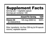 Nutrabio | Vitamin D-3 (5000IU)